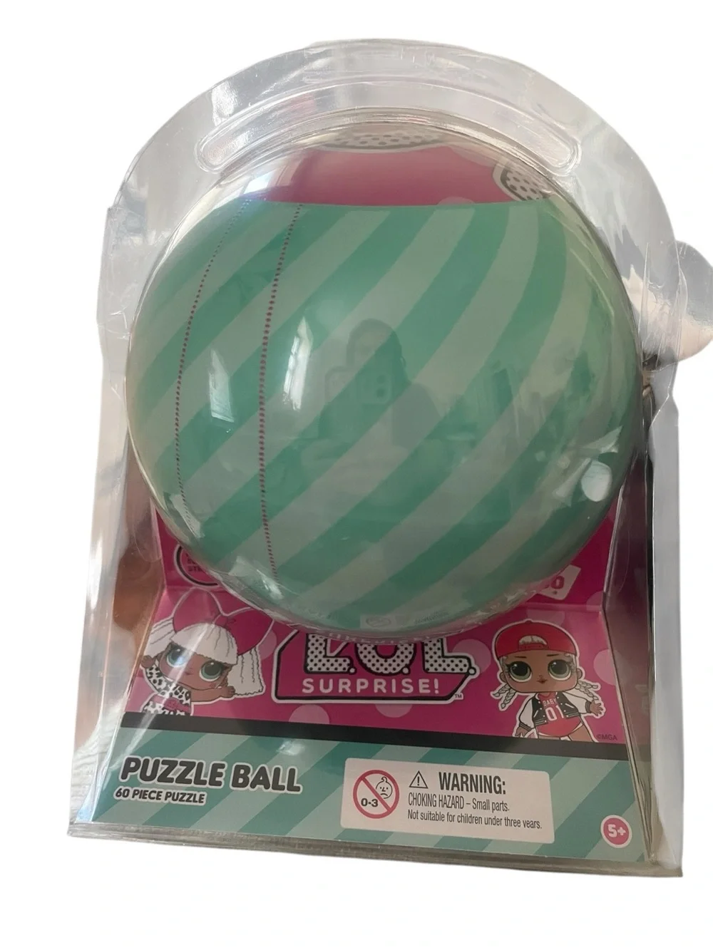 L.O.L. Surprise! Mint Green & Pink Puzzle Ball Collectible